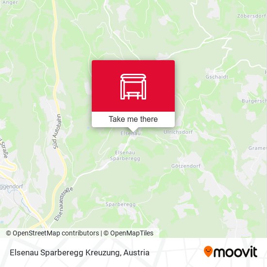Elsenau Sparberegg Kreuzung map