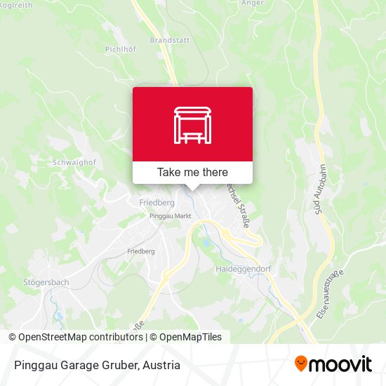 Pinggau Garage Gruber map