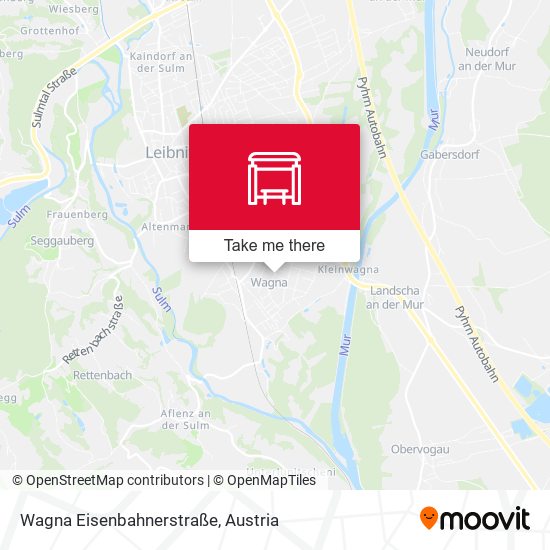 Wagna Eisenbahnerstraße map