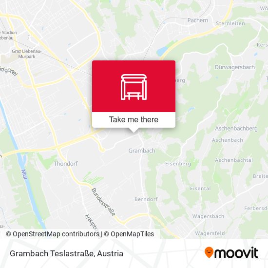 Grambach Teslastraße map