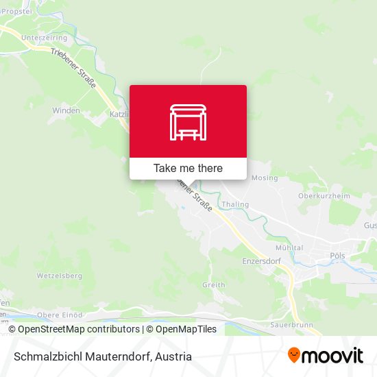 Schmalzbichl Mauterndorf map