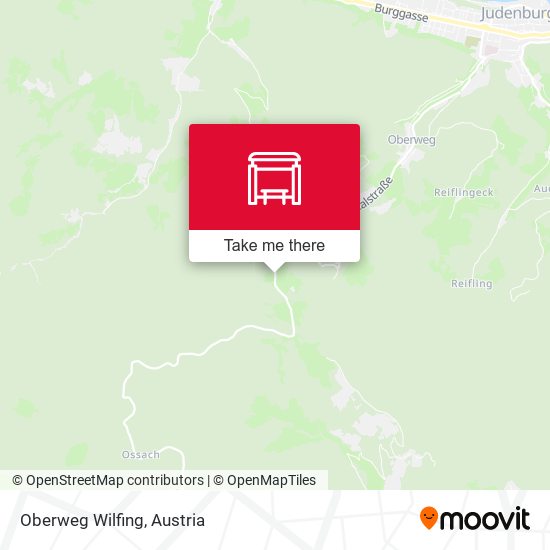 Oberweg Wilfing map