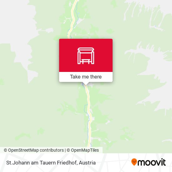 St.Johann am Tauern Friedhof map