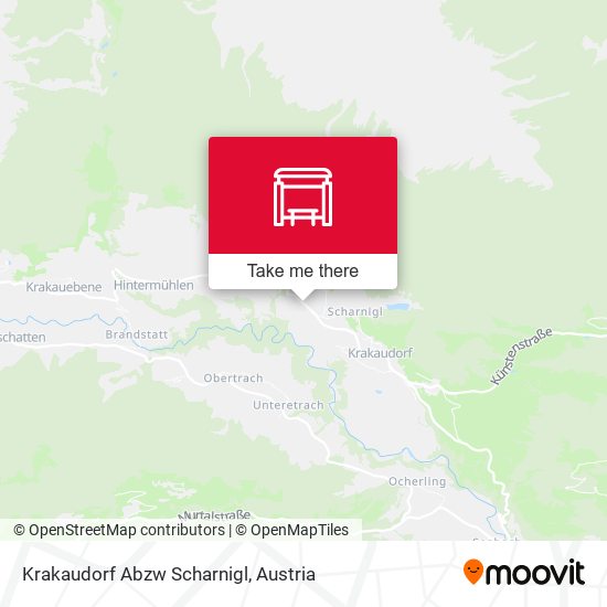 Krakaudorf Abzw Scharnigl map