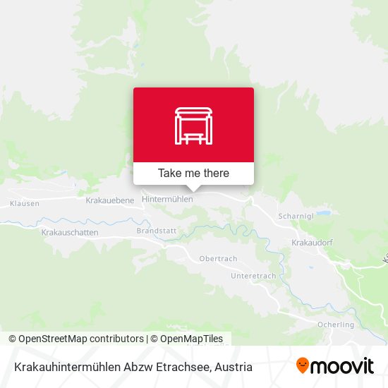 Krakauhintermühlen Abzw Etrachsee map