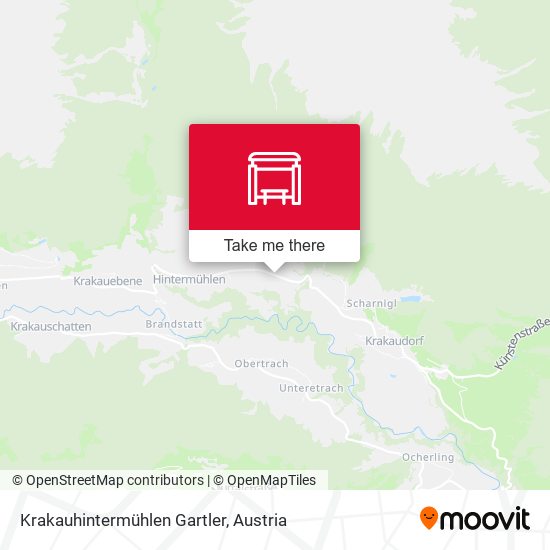 Krakauhintermühlen Gartler map