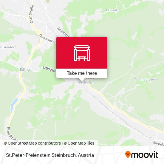 St.Peter-Freienstein Steinbruch map