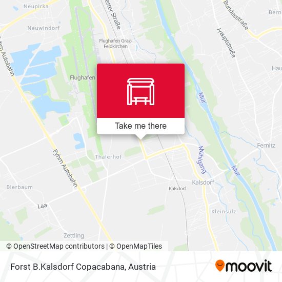 Forst B.Kalsdorf Copacabana map