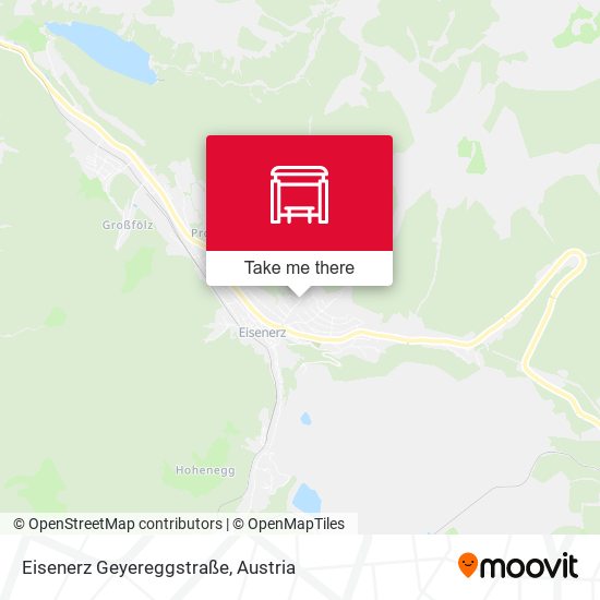 Eisenerz Geyereggstraße map
