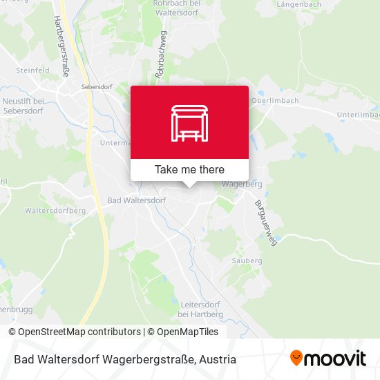 Bad Waltersdorf Wagerbergstraße map