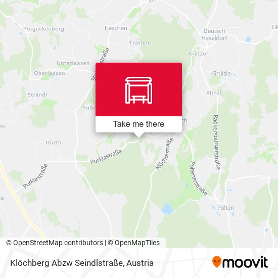 Klöchberg Abzw Seindlstraße map