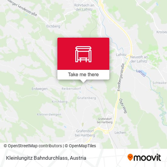 Kleinlungitz Bahndurchlass map
