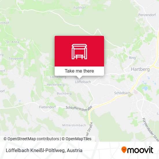 Löffelbach Kneißl-Pöltlweg map