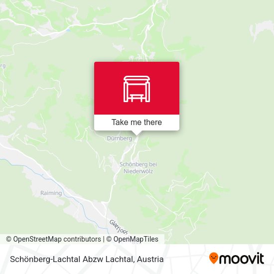 Schönberg-Lachtal Abzw Lachtal map