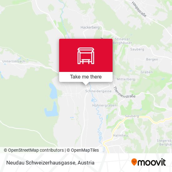 Neudau Schweizerhausgasse map