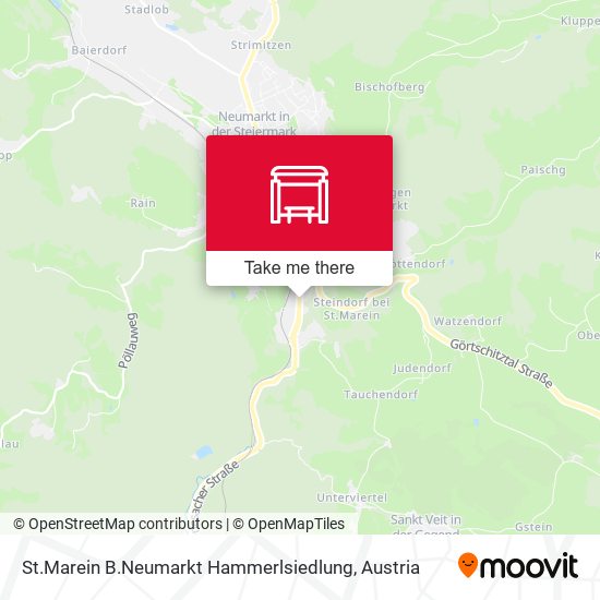 St.Marein B.Neumarkt Hammerlsiedlung map
