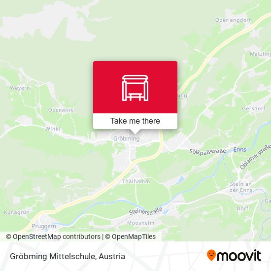 Gröbming Mittelschule map