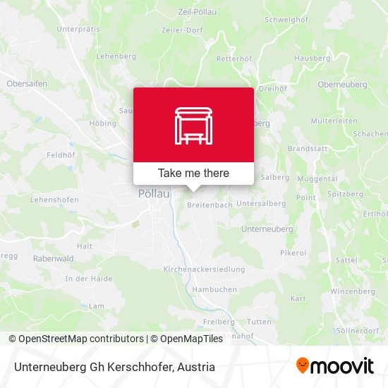 Unterneuberg Gh Kerschhofer map