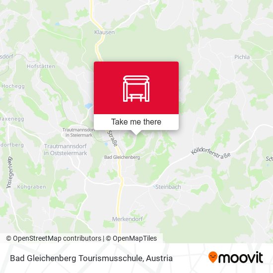 Bad Gleichenberg Tourismusschule map