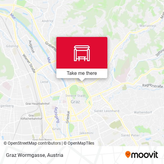 Graz Wormgasse map