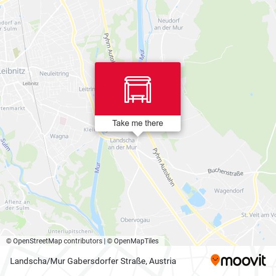 Landscha / Mur Gabersdorfer Straße map