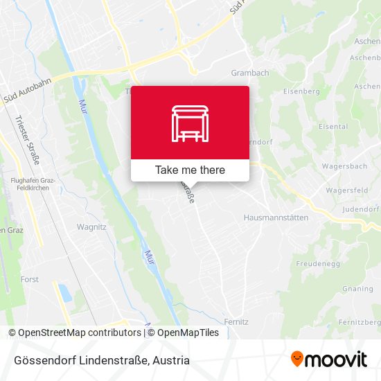 Gössendorf Lindenstraße map