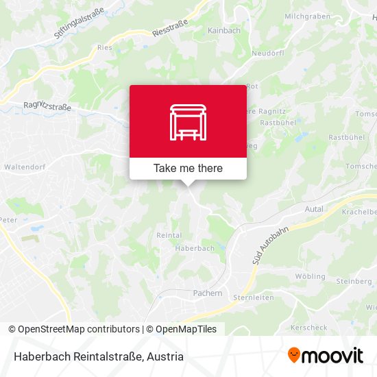 Haberbach Reintalstraße map