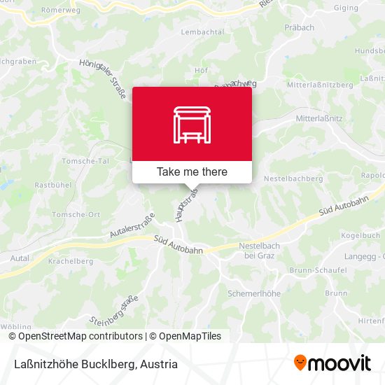 Laßnitzhöhe Bucklberg map