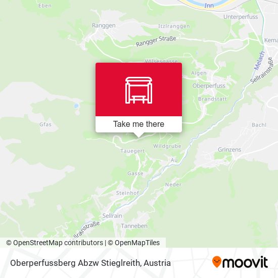 Oberperfussberg Abzw Stieglreith map