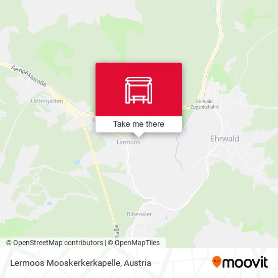 Lermoos Mooskerkerkapelle map