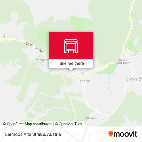 Lermoos Alte Straße map