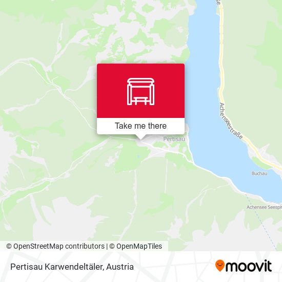 Pertisau Karwendeltäler map