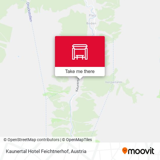 Kaunertal Hotel Feichtnerhof map