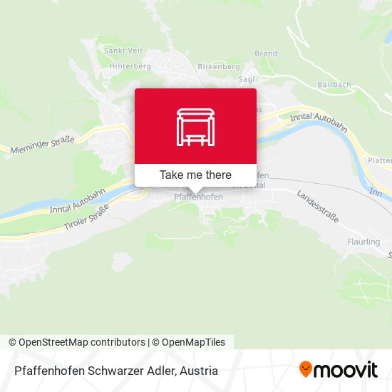 Pfaffenhofen Schwarzer Adler map
