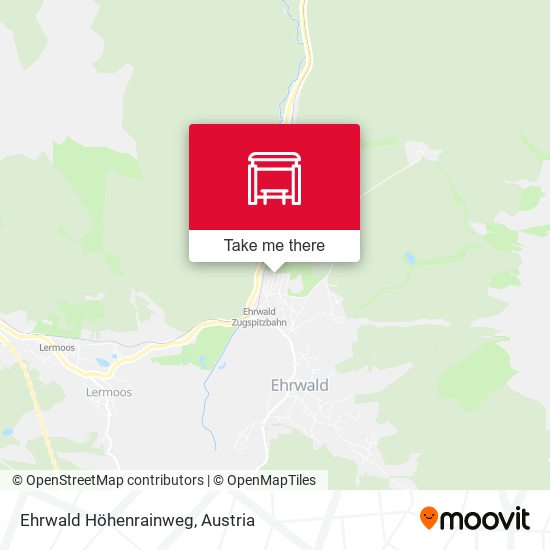 Ehrwald Höhenrainweg map