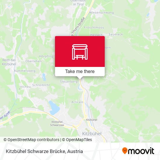 Kitzbühel Schwarze Brücke map