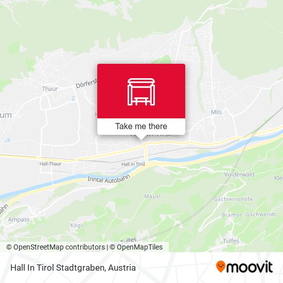 Hall In Tirol Stadtgraben map