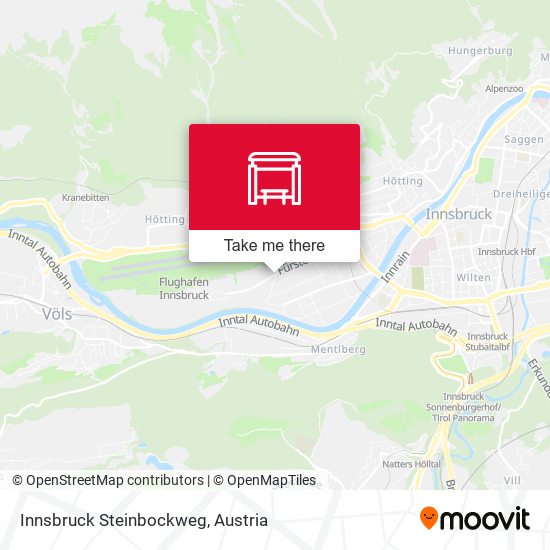 Innsbruck Steinbockweg map