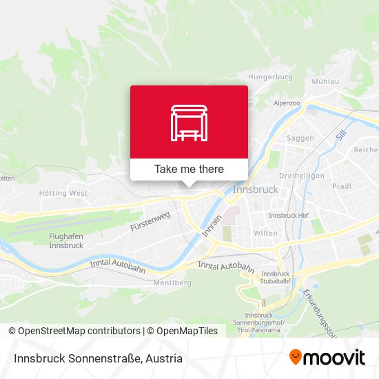 Innsbruck Sonnenstraße map