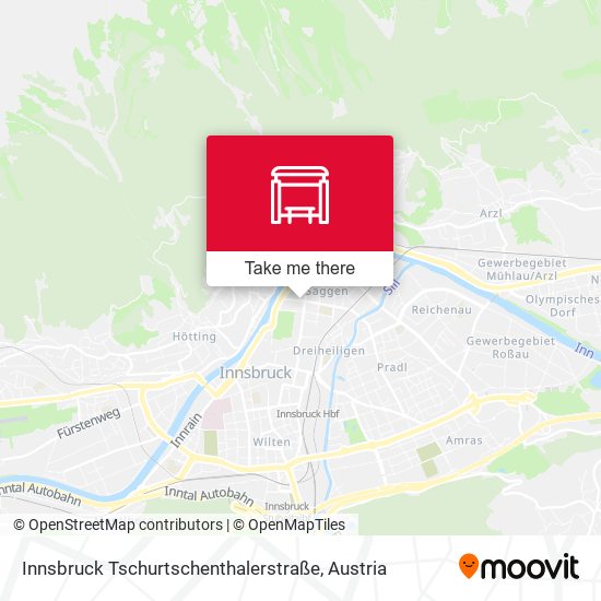 Innsbruck Tschurtschenthalerstraße map