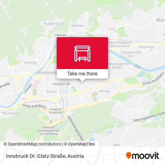 Innsbruck Dr.-Glatz-Straße map