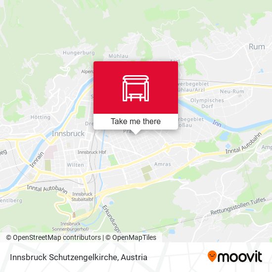 Innsbruck Schutzengelkirche map