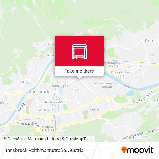 Innsbruck Reithmannstraße map