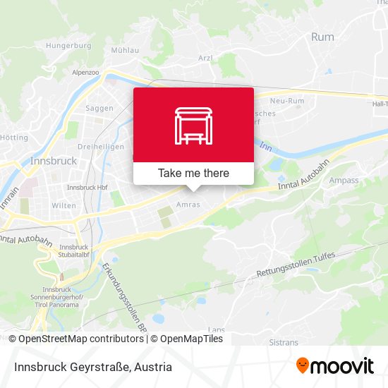 Innsbruck Geyrstraße map