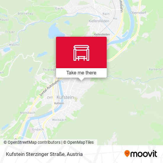 Kufstein Sterzinger Straße map