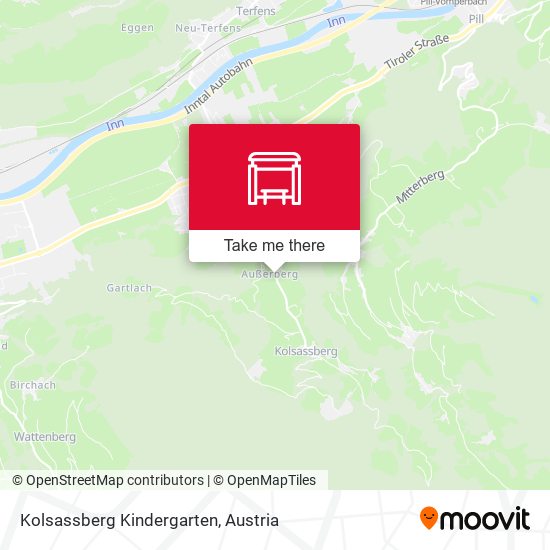 Kolsassberg Kindergarten map