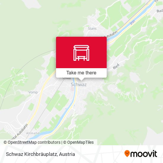 Schwaz Kirchbräuplatz map