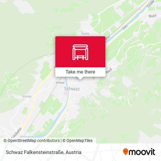 Schwaz Falkensteinstraße map
