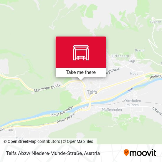 Telfs Abzw Niedere-Munde-Straße map