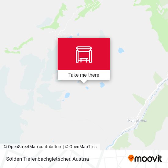 Sölden Tiefenbachgletscher map